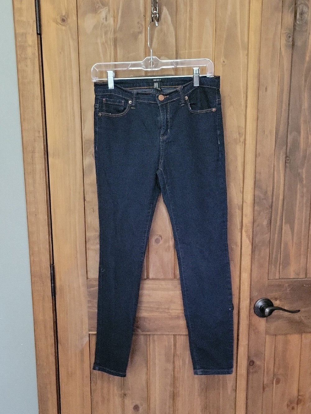 Forever 21 Dark Blue Skinny Jeans